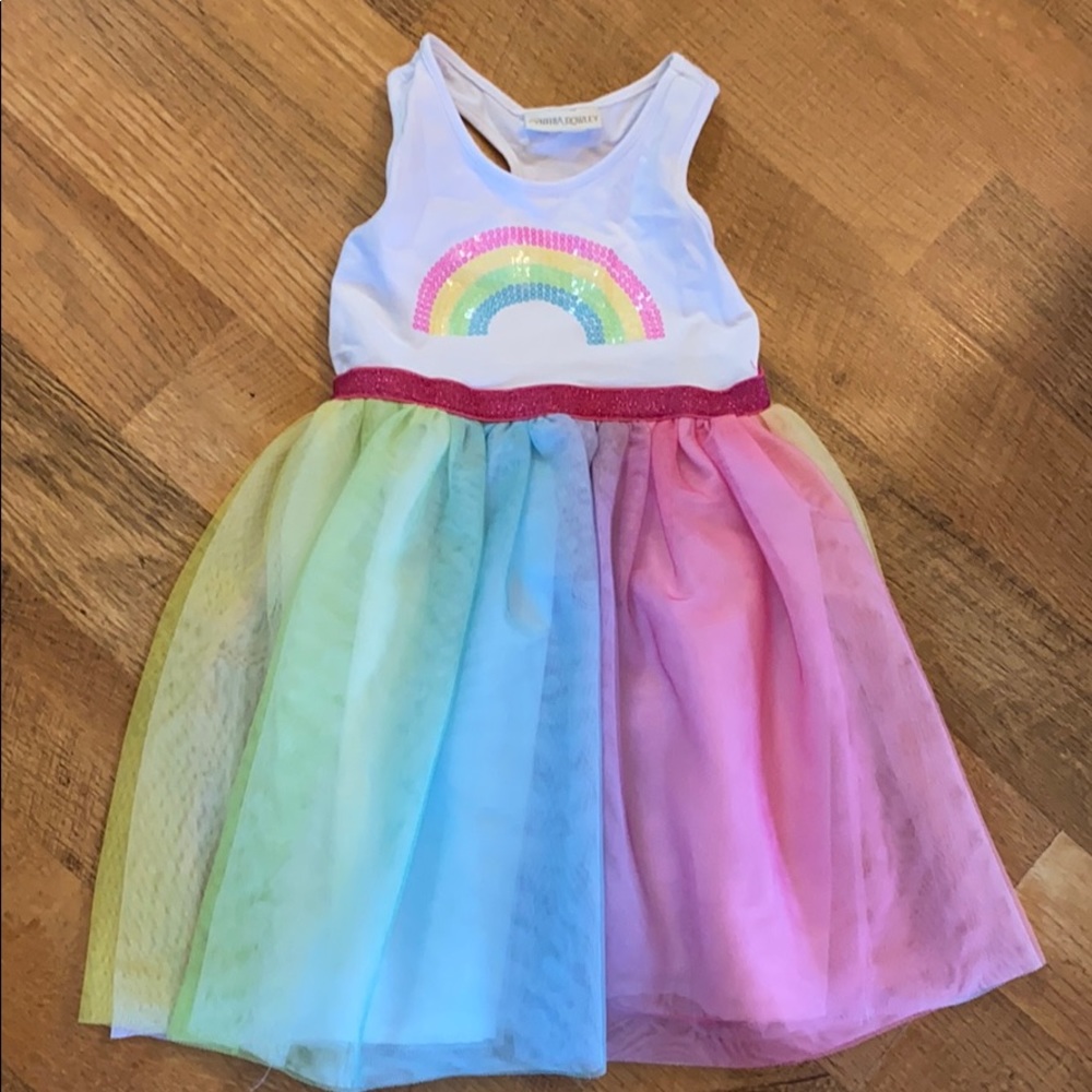 Rainbow dress 5t